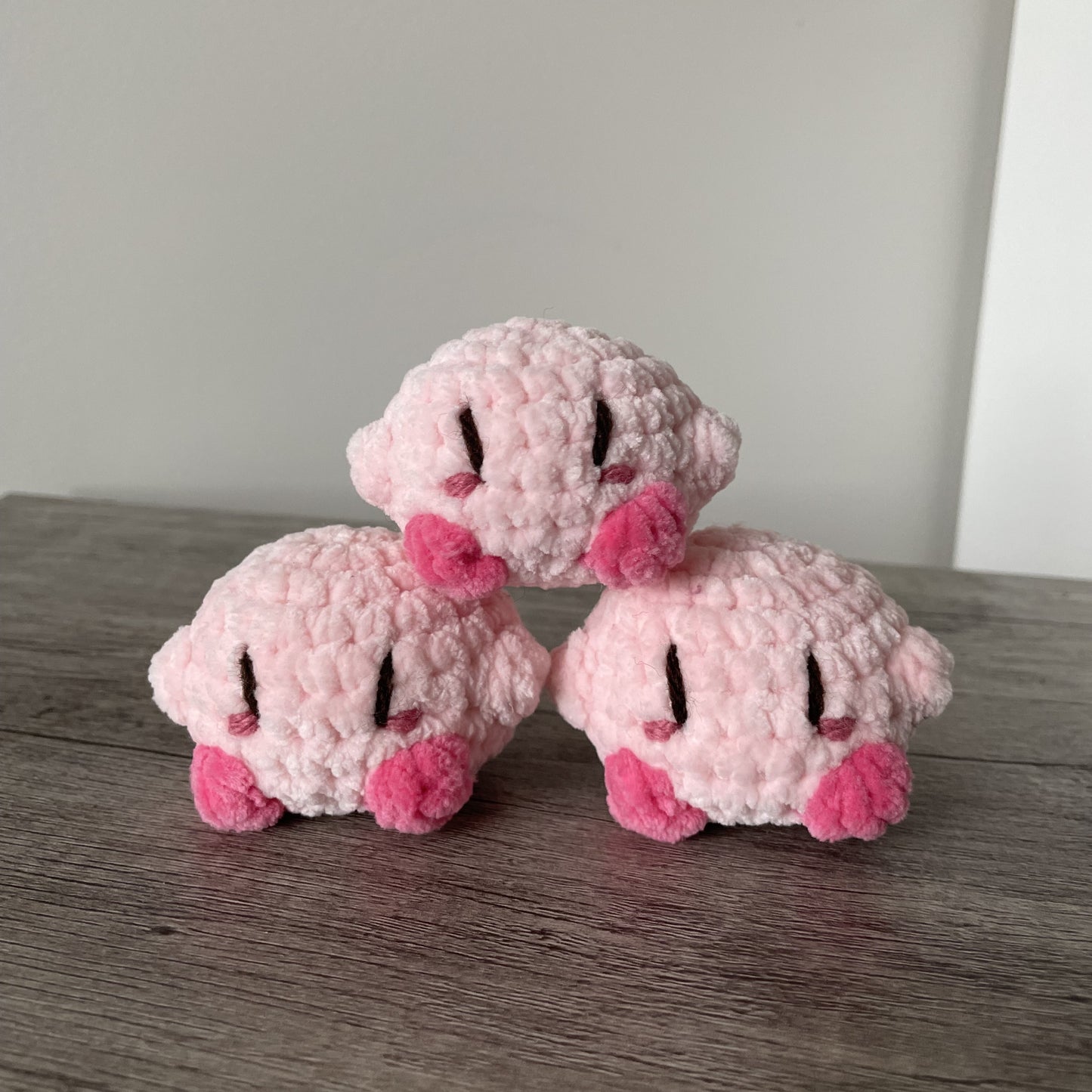 Pink Puffball Mini Plush - With or Without Keychain