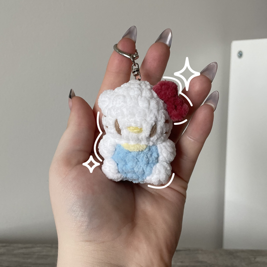 Bow Kitty Mini Keychain