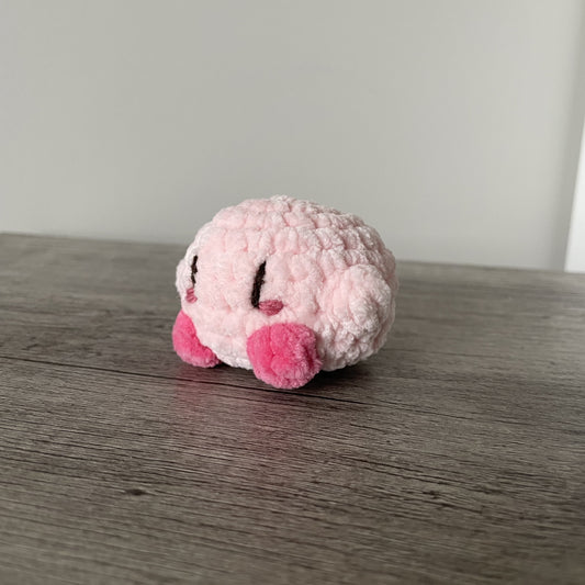 Pink Puffball Mini Plush - With or Without Keychain