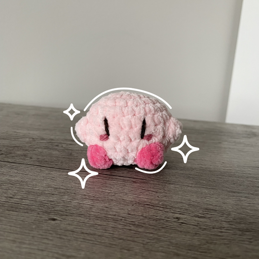 Pink Puffball Mini Plush - With or Without Keychain