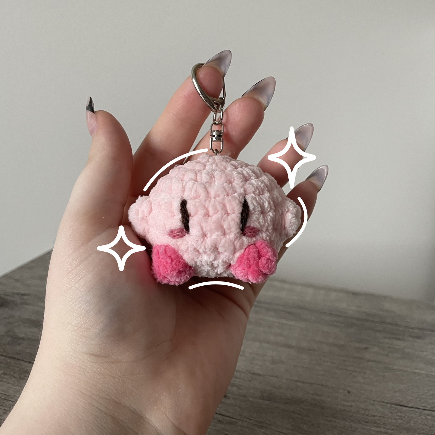 Pink Puffball Mini Plush - With or Without Keychain